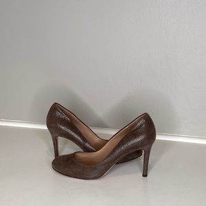 Ann Taylor, Brown Snake Skin, Heels